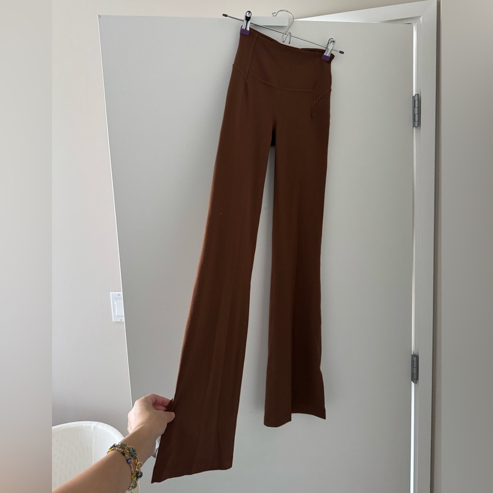 Lululemon GROOVE SUPER-HIGH-RISE SPLIT-HEM FLARED PANT NULU